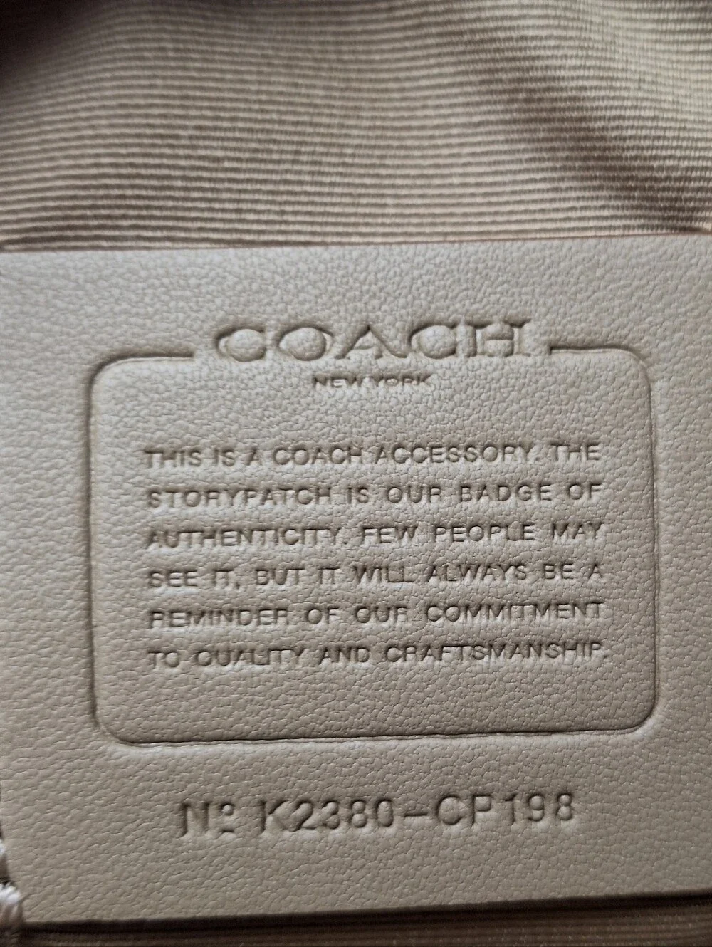 Coach Carry All Pouch NWOT